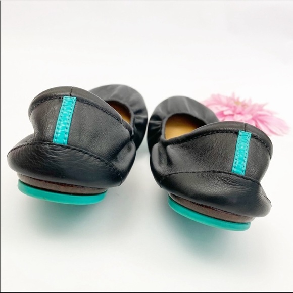 Tieks Leather Ballet Flats: Matte Black Women’s 8 - Picture 4 of 5